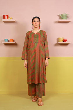 2-Piece Sujani Striped Set