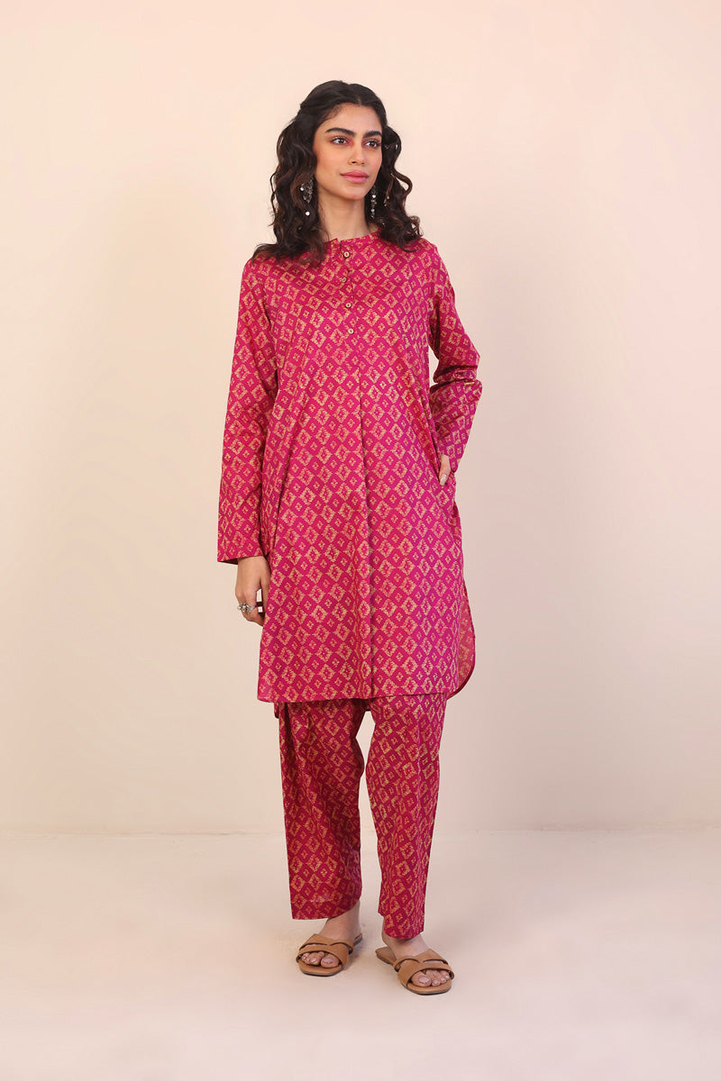 Ikat Printed 2-Piece