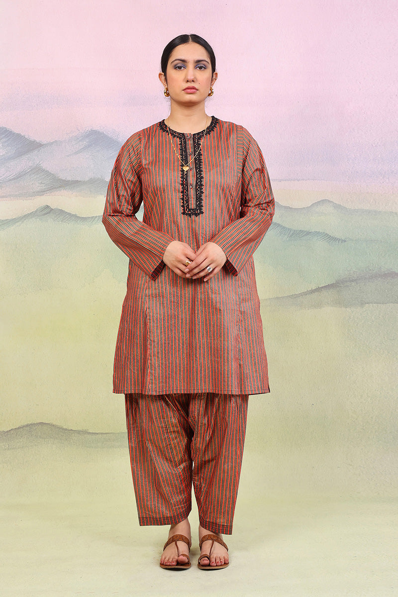 Sunehri Dori Embroidered Suit