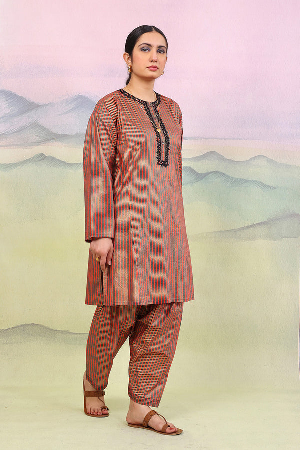 Sunehri Dori Embroidered Suit