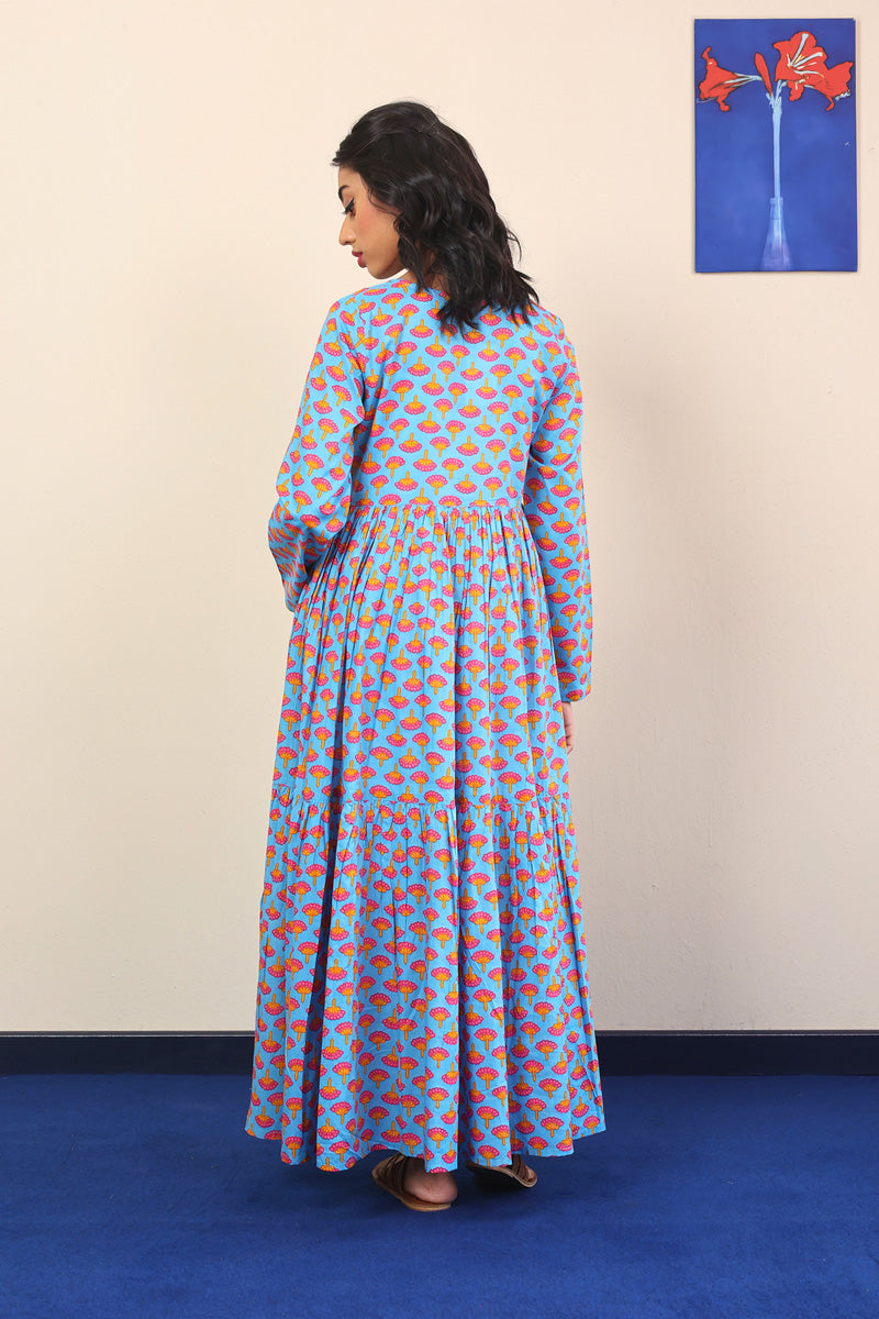 Kapaas Printed Tiered Dress