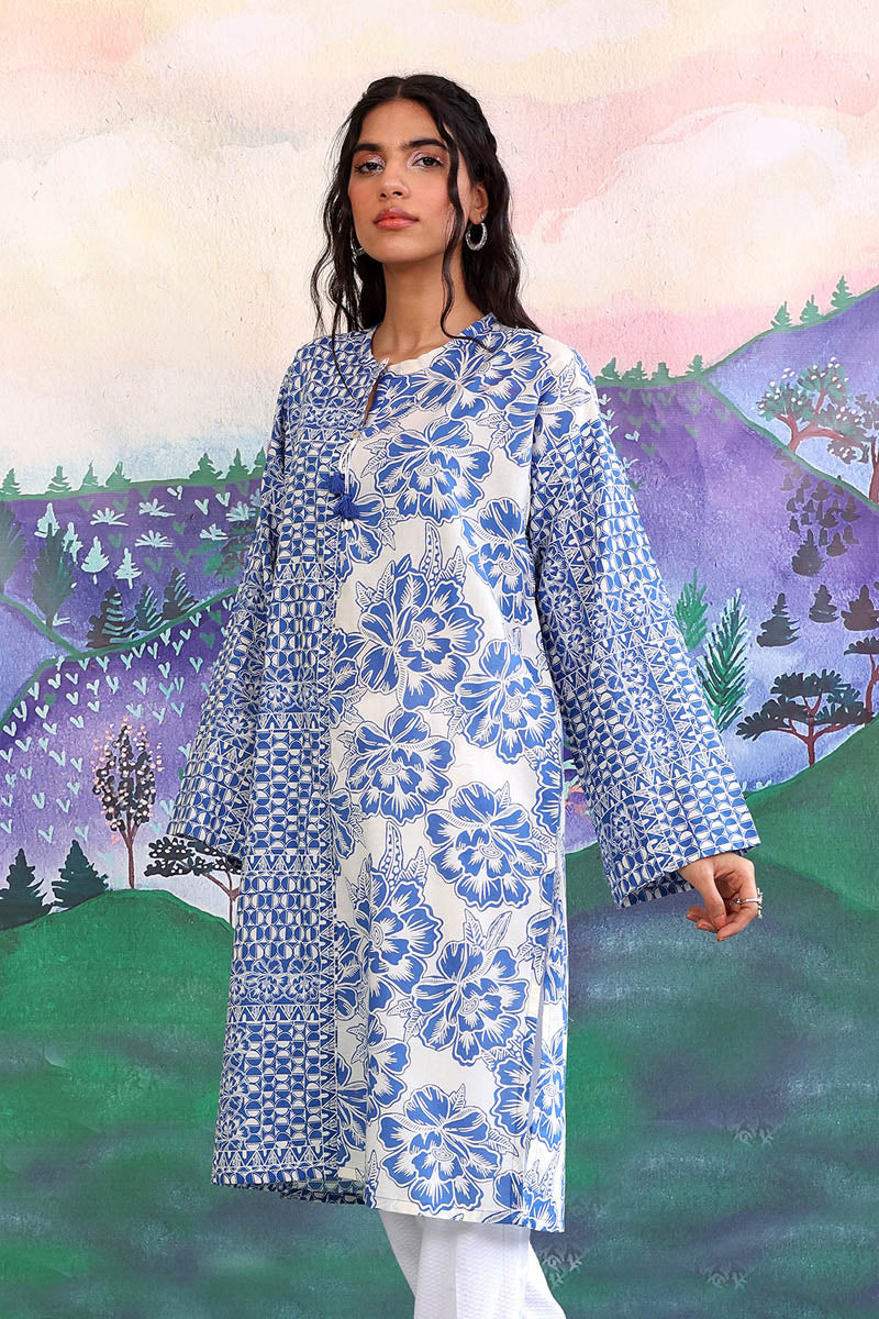 Linocut Boxy Kurta