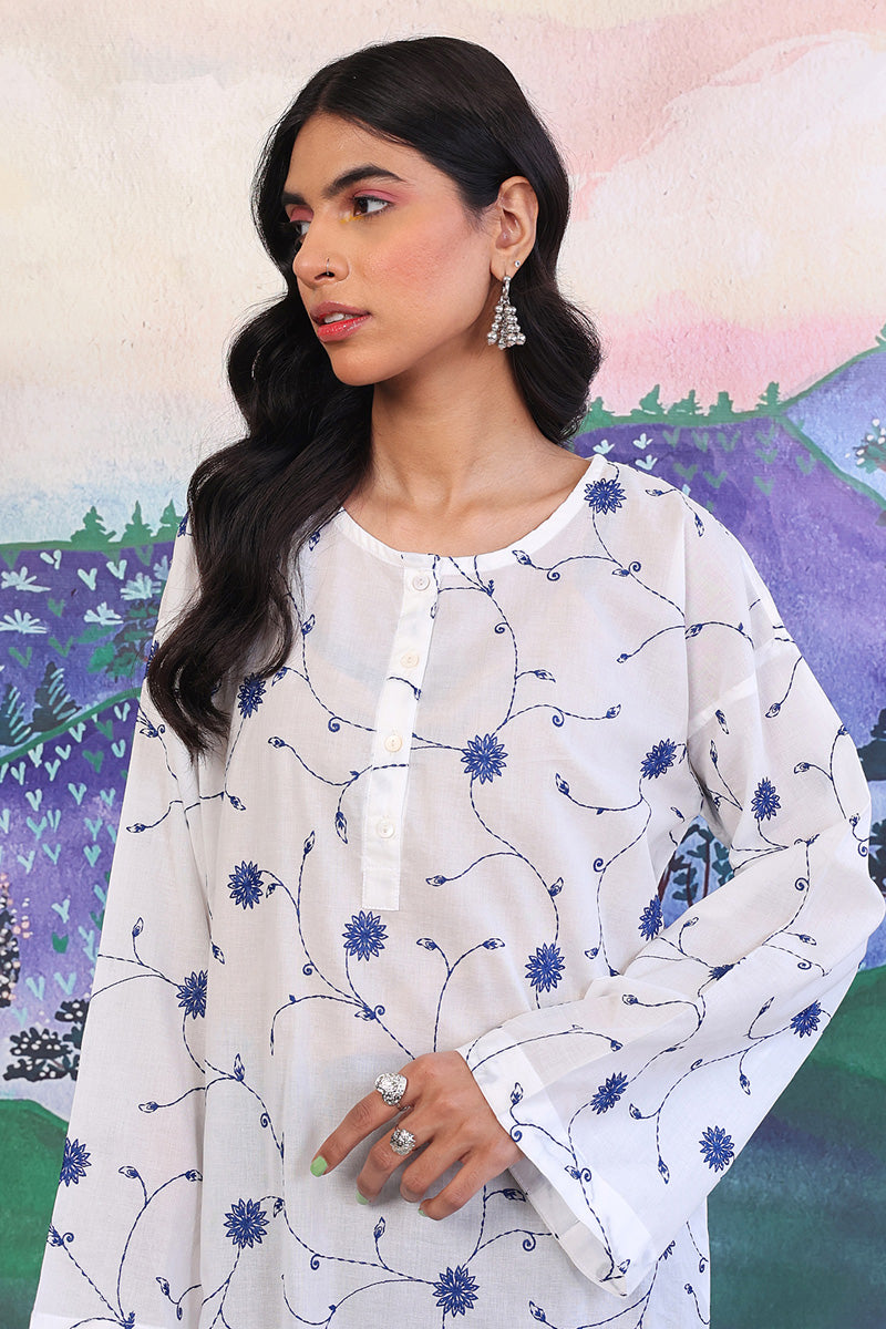 Bahar Embroidered Kurta