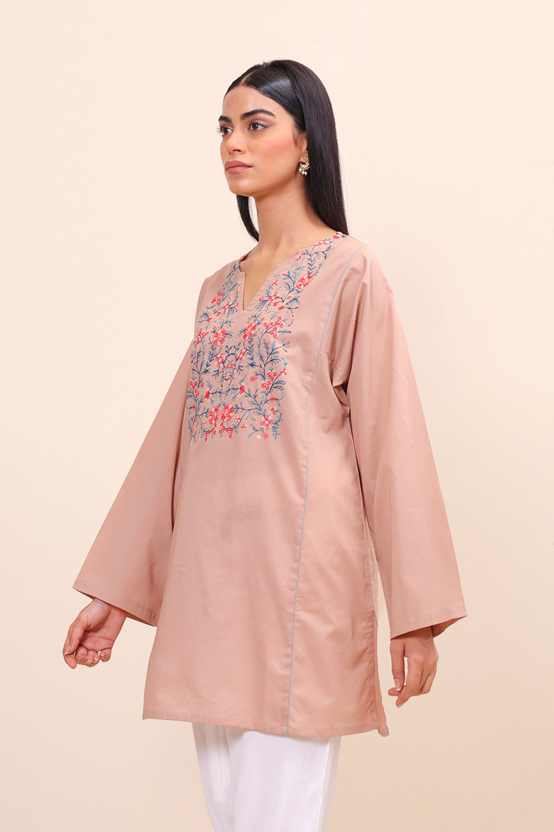 Gul Meena Taupe Kurti