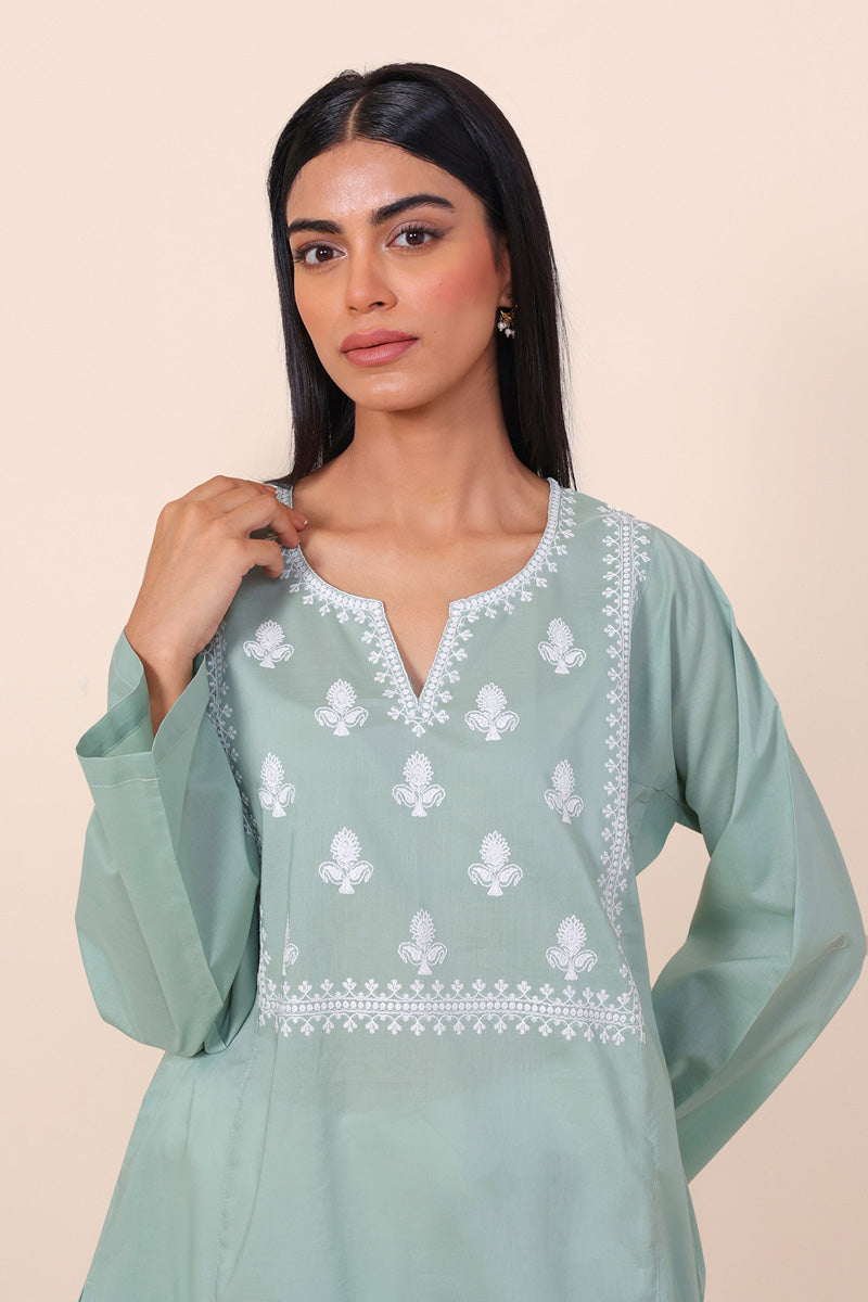 Gul Meena Taupe Kurti