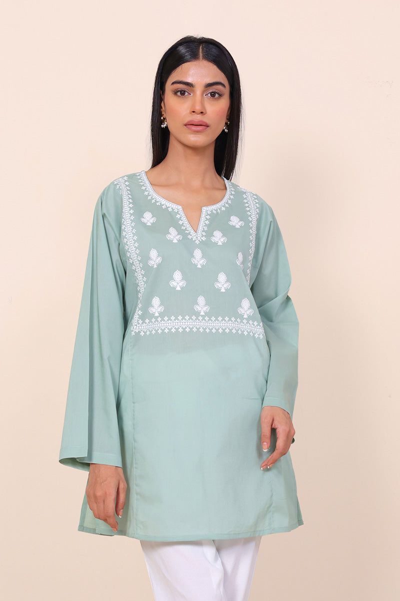 Gul Meena Taupe Kurti