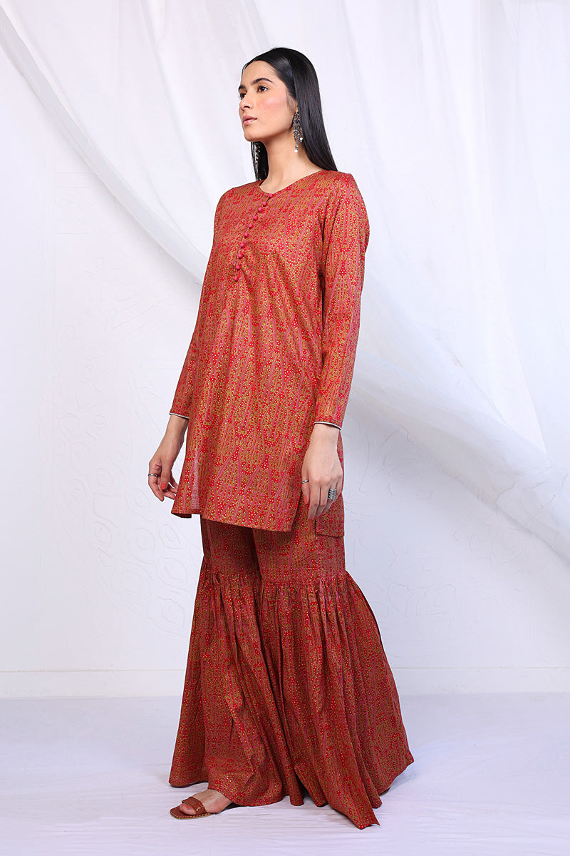 2- Piece Sumba Gharara Set