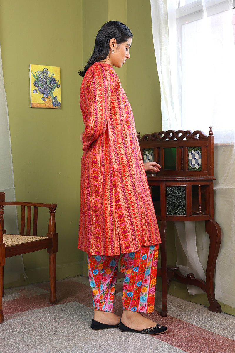 Zarnigar Angarkha Kurta