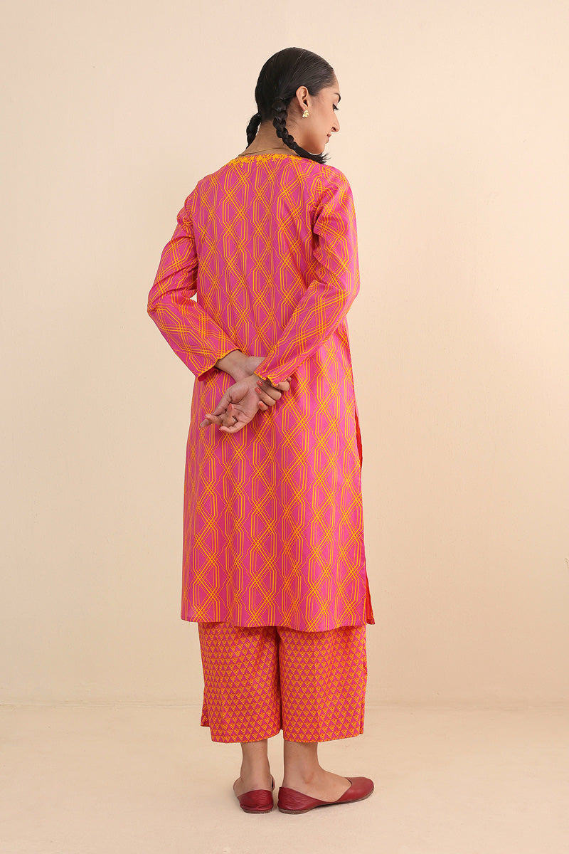 Embroidered Lakeer Set