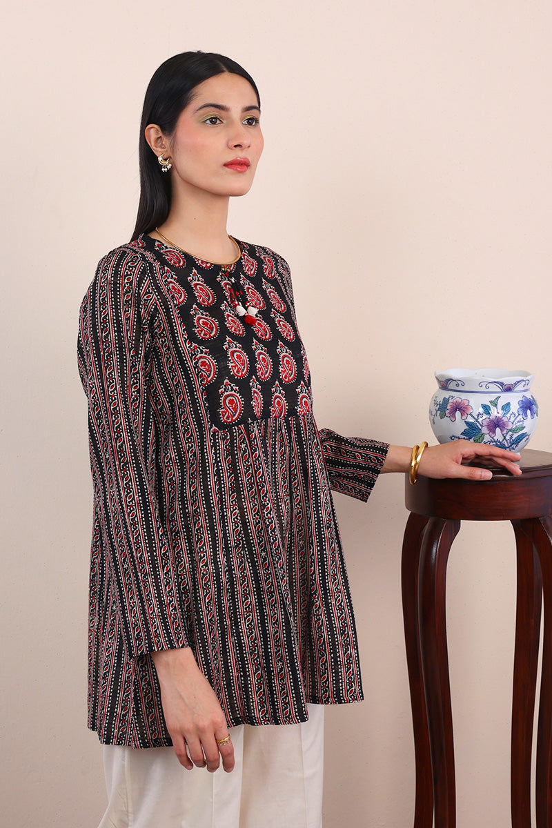 Ajrak Block Top