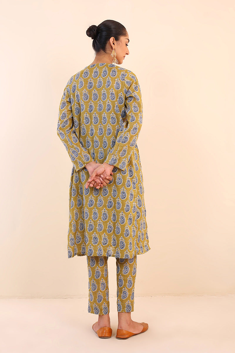 Ajrak Block Printed Suit