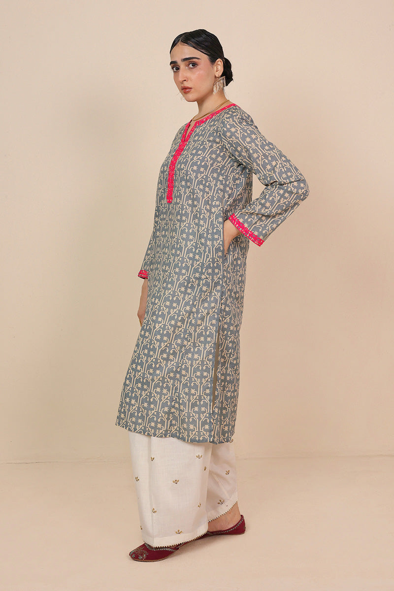 Dhakai A-line Kurta