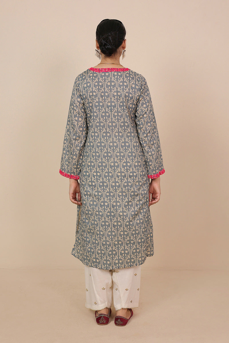 Dhakai A-line Kurta