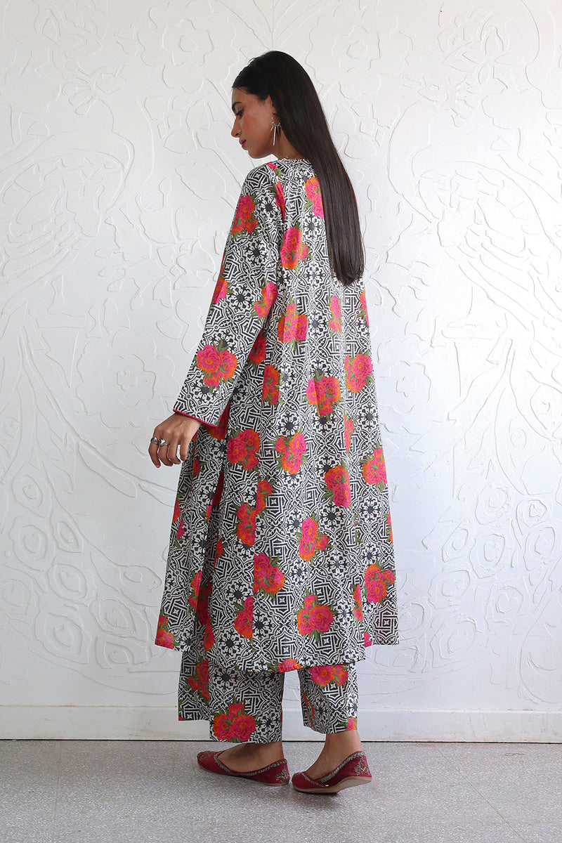 Tilework Printed Suit