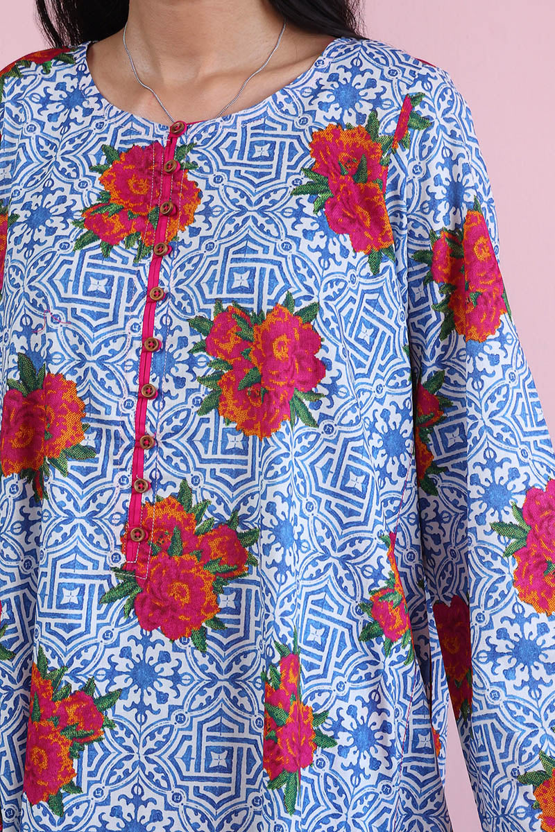 Tilework Printed Suit
