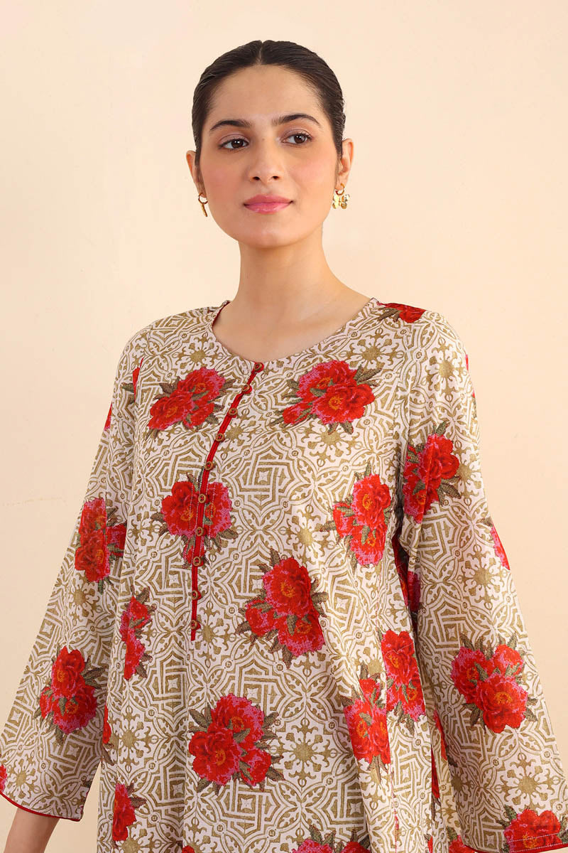 Tilework Printed Suit