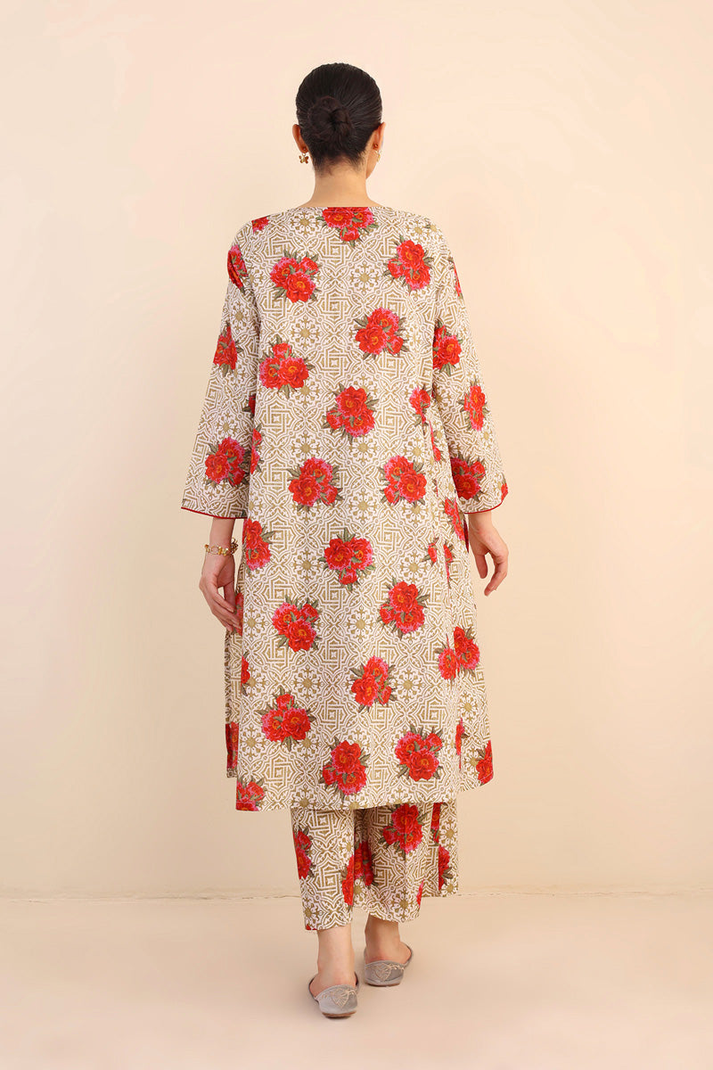 Tilework Printed Suit