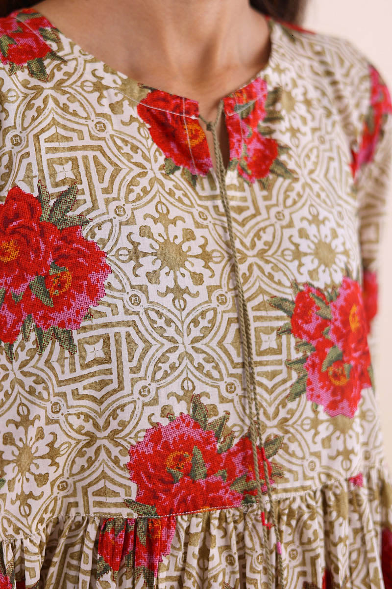Tilework Dress