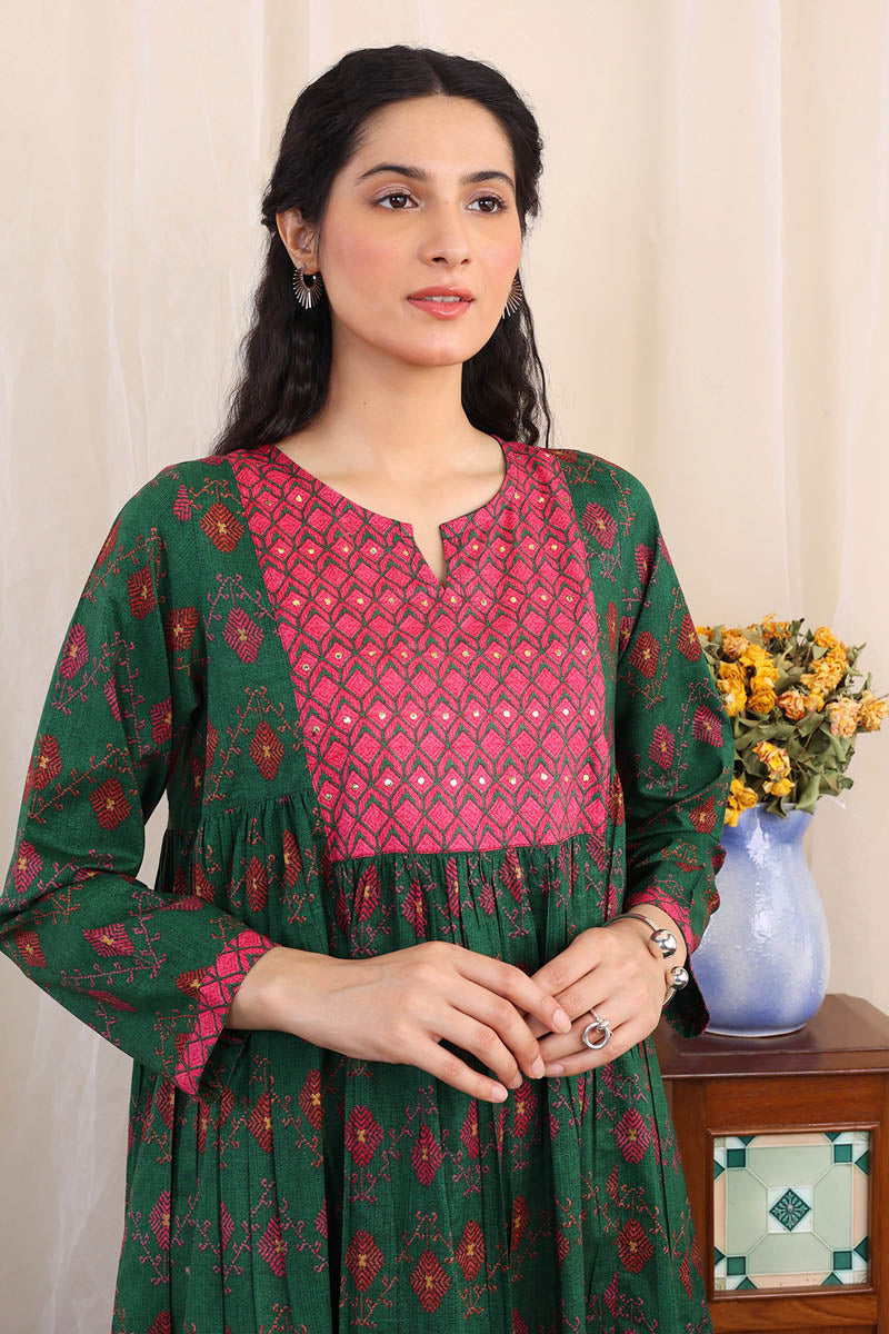 Phulkari Flared Shirt
