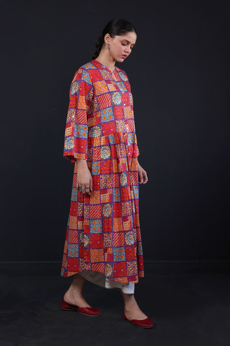 African Batik Dress