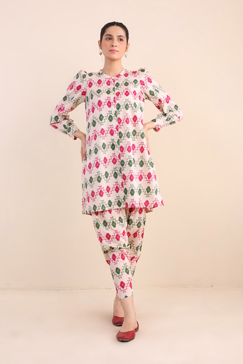 Phulkari Printed Set