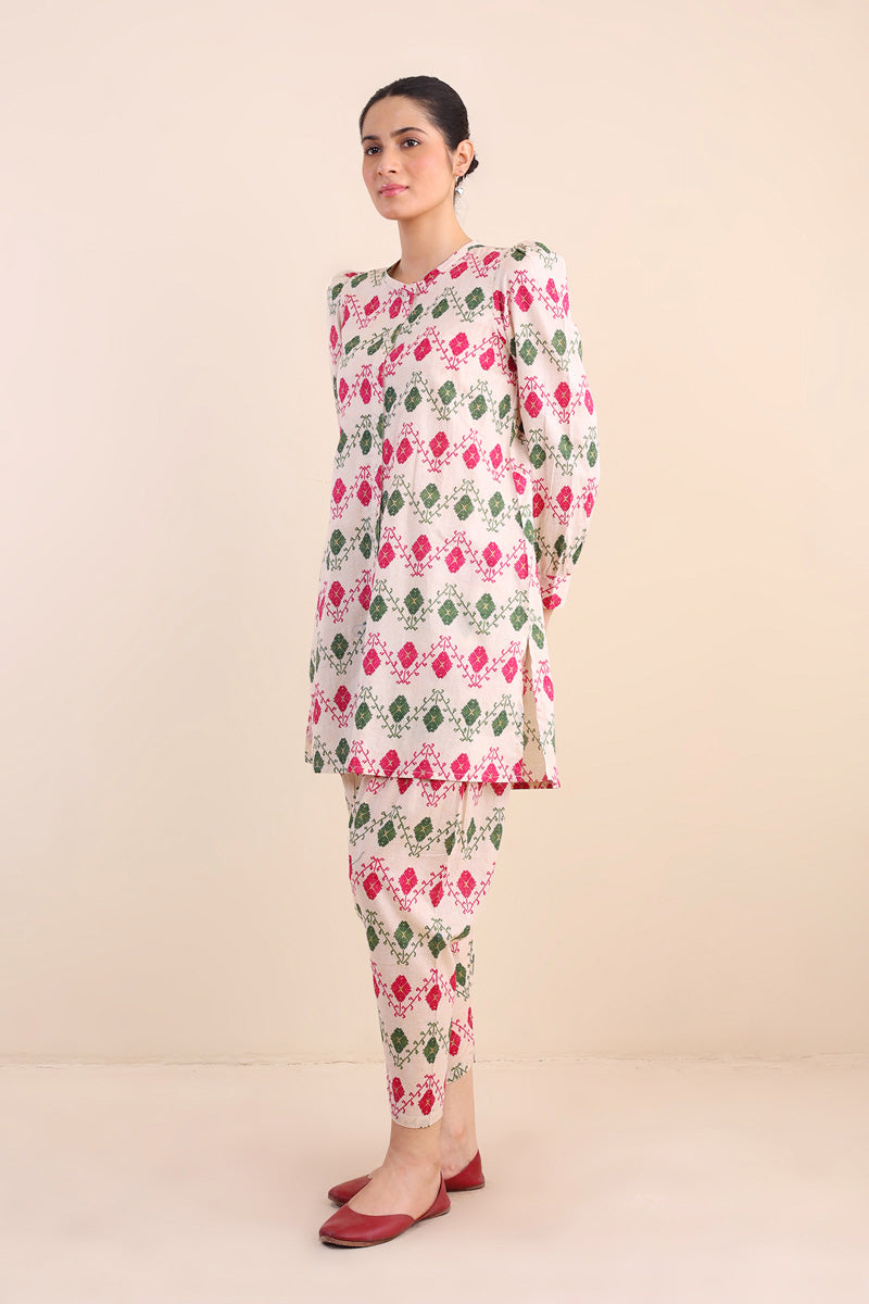 Phulkari Printed Set