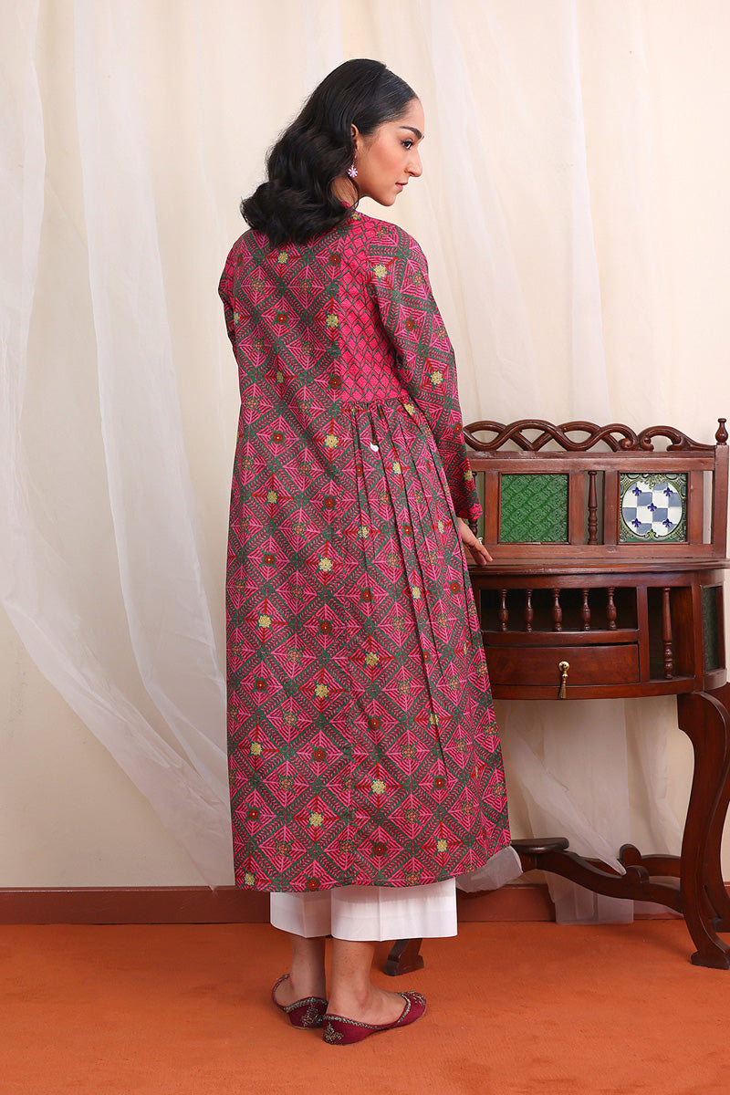 Phulkari Flared Set