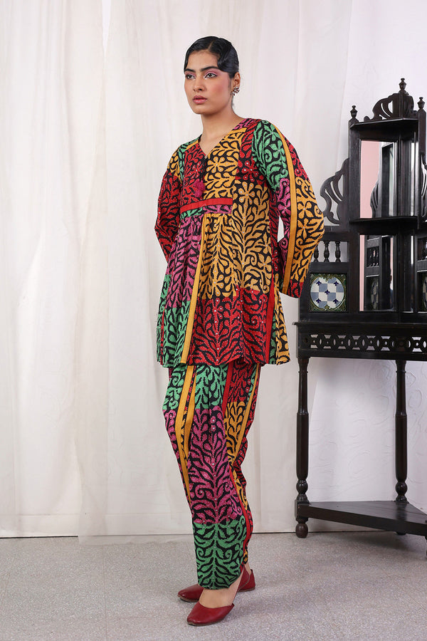 Print Blocked Titlii 2 Piece