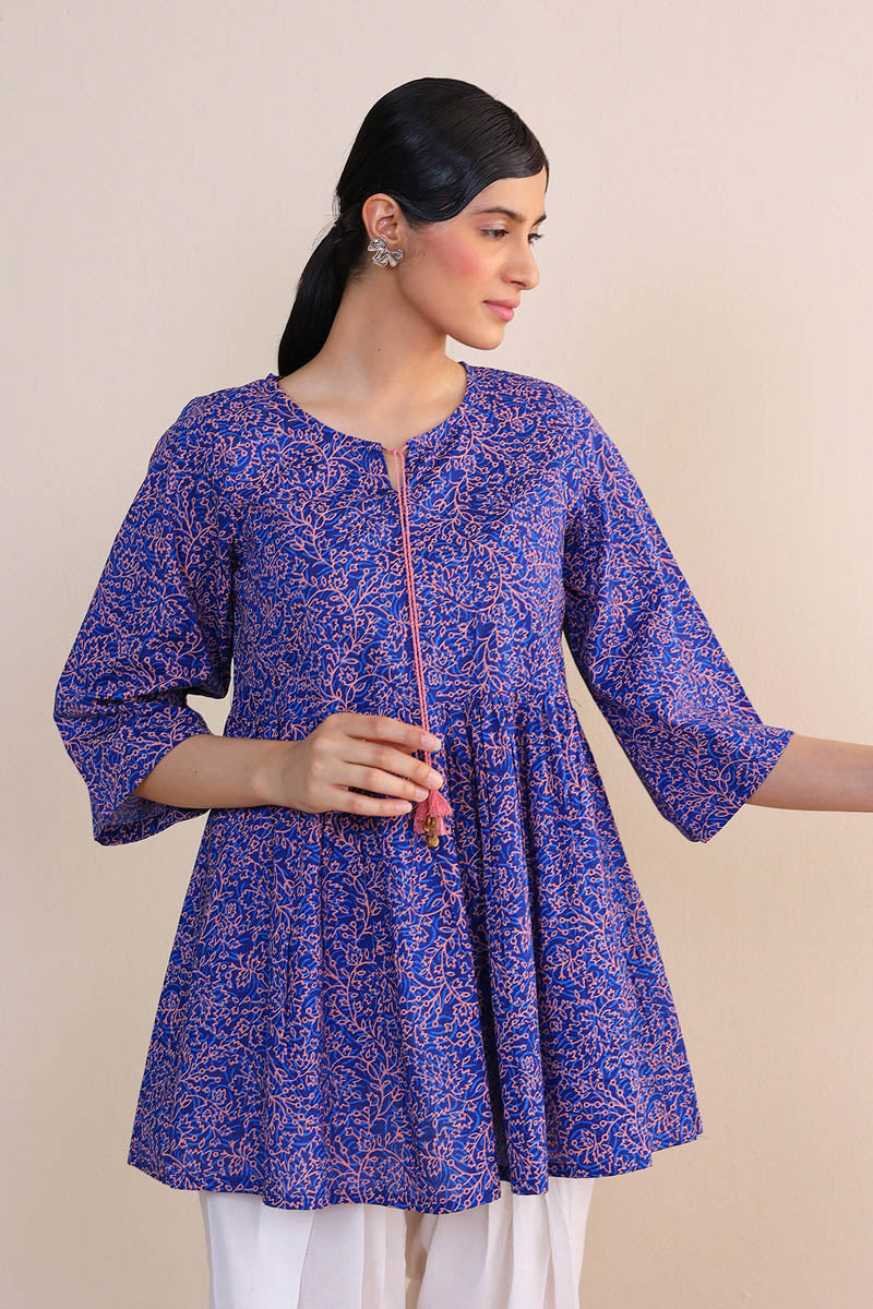 Sherbet Peplum Top
