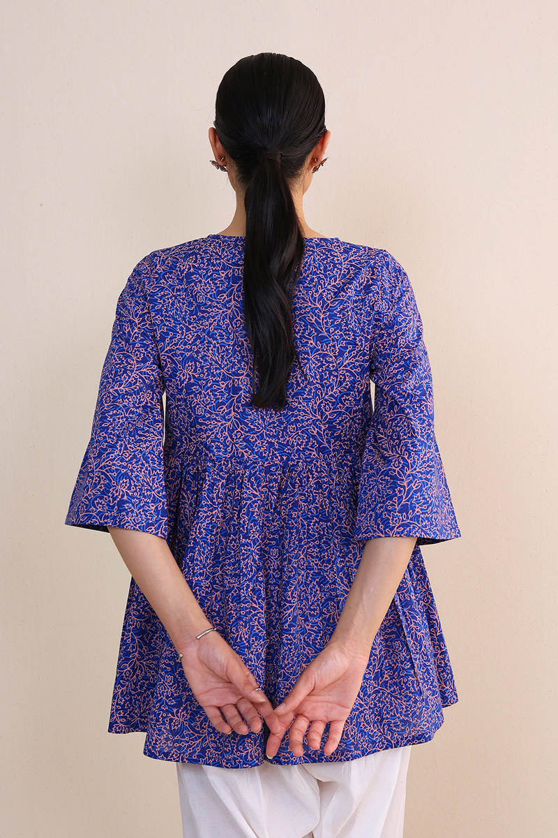 Sherbet Peplum Top