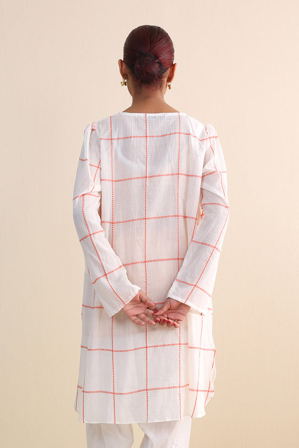 Shatranj Crinkled Kurta