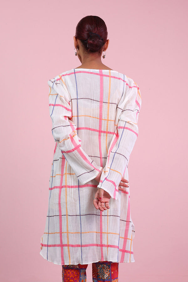 Shatranj Crinkled Kurta