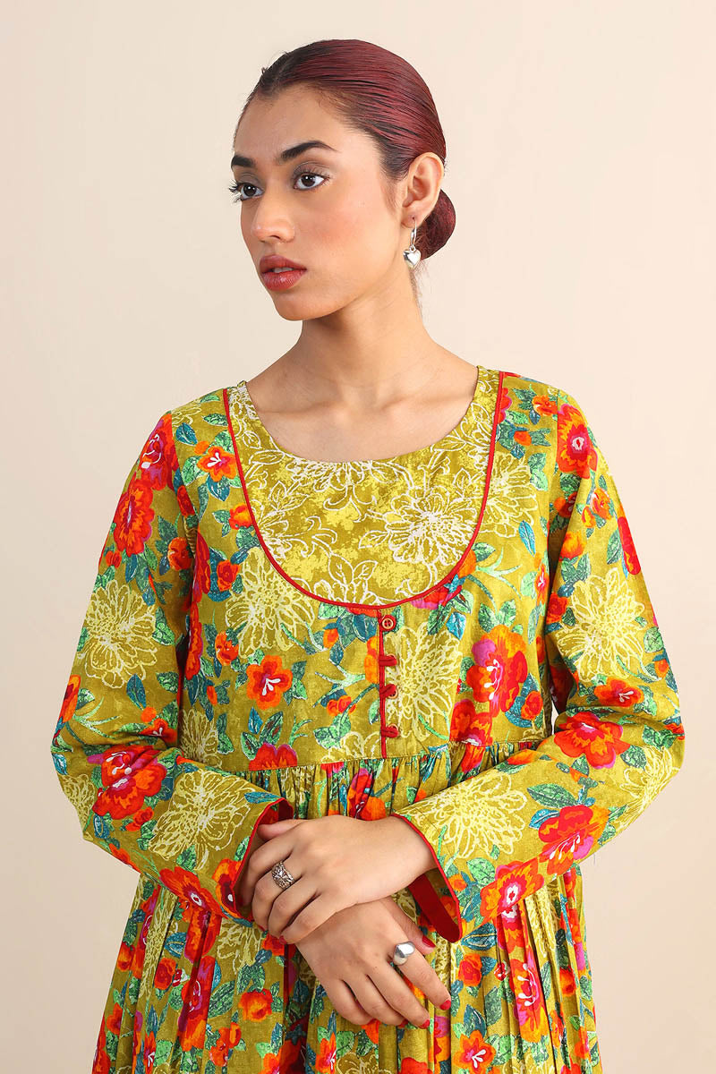 Naaz Bib Neckline Dress