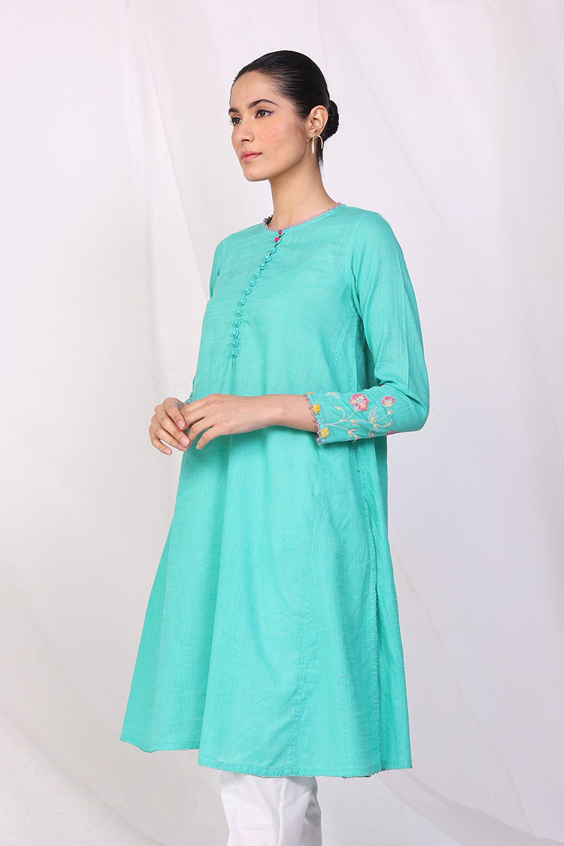 Sunehri Phool Embroidered Shirt