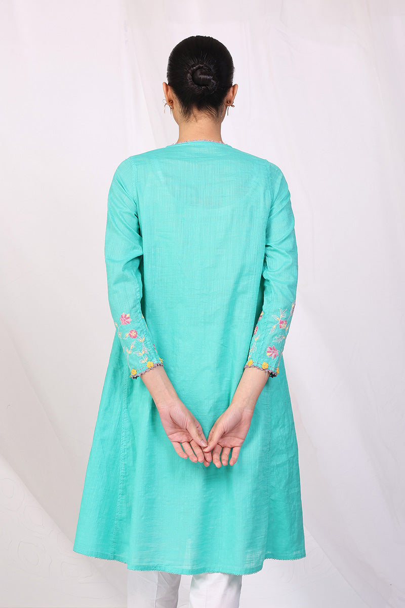 Sunehri Phool Embroidered Shirt