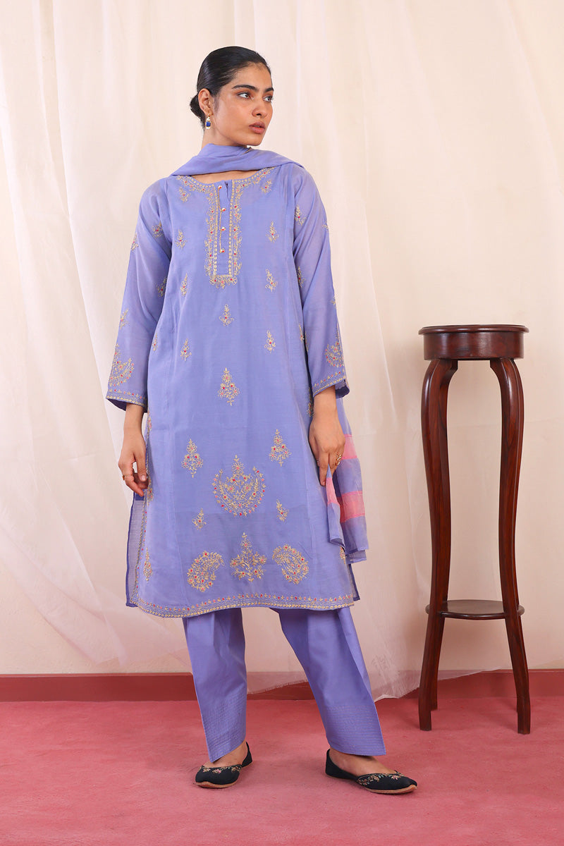 Shehzaadi Embrodiered Suit