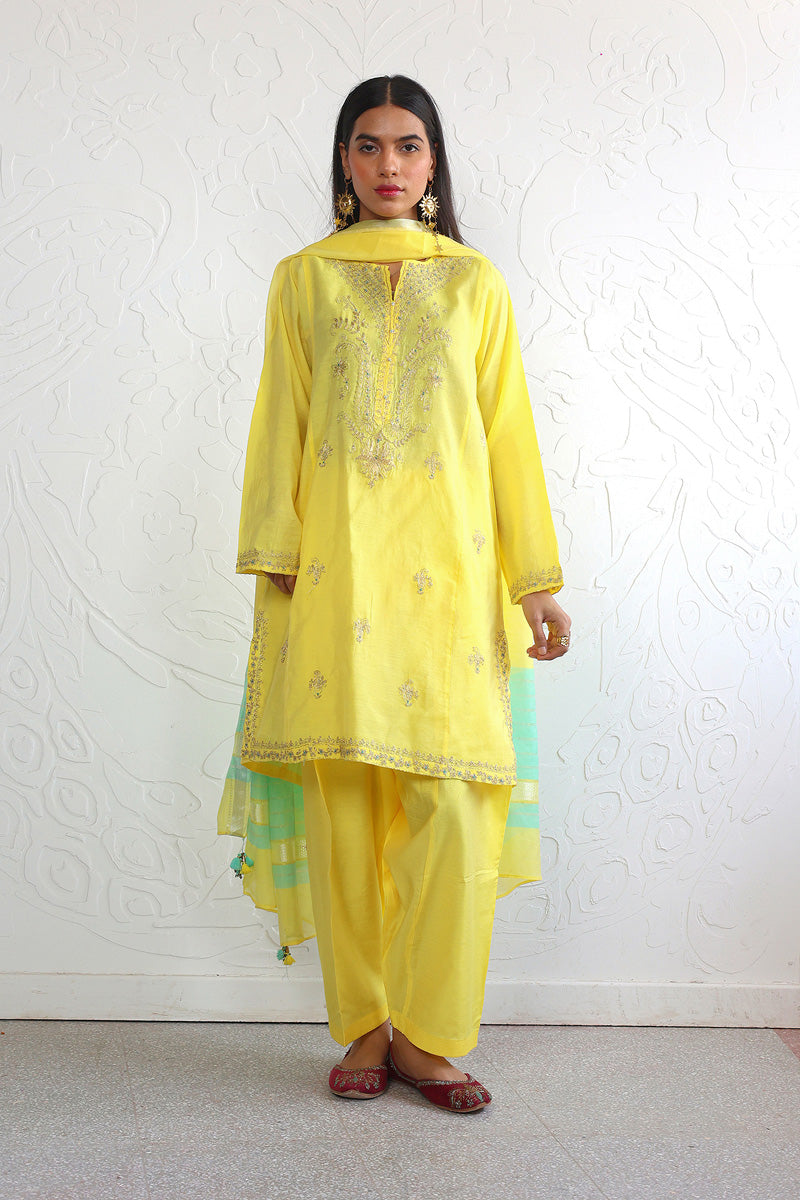 Shehzaadi Embroidered Suit