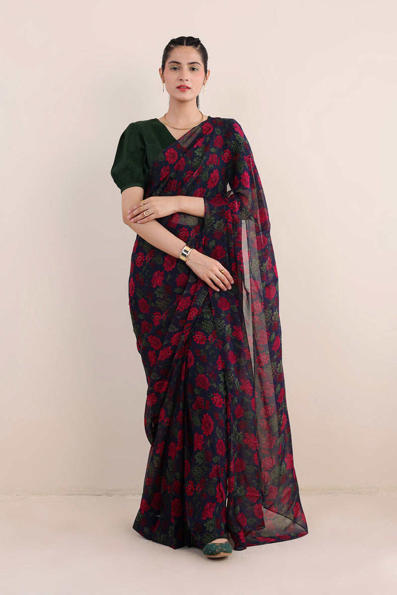 Gulaab Jaal Printed Sari