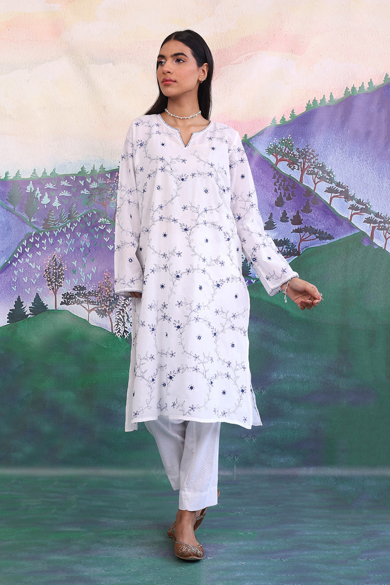 N K R Hand Embroidered Kurta