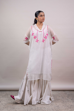Phool Kahani Embroidered Shirt