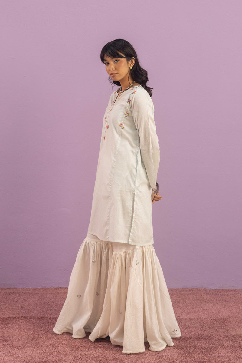 Spring Florets Lustrous Kurta