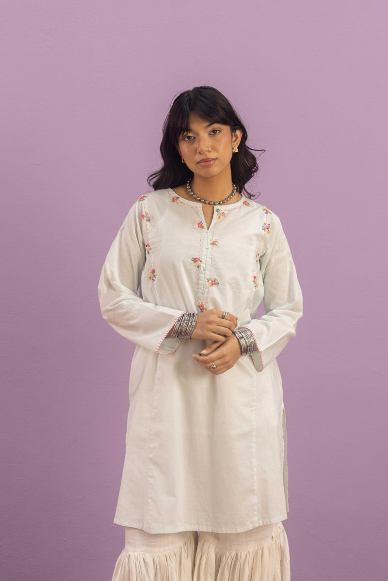 Spring Florets Lustrous Kurta