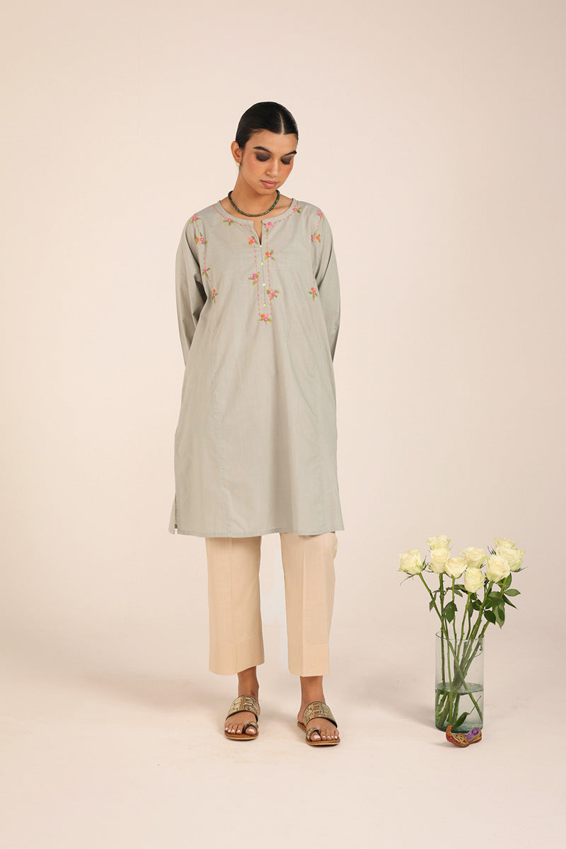 Spring Florets Lustrous Kurta