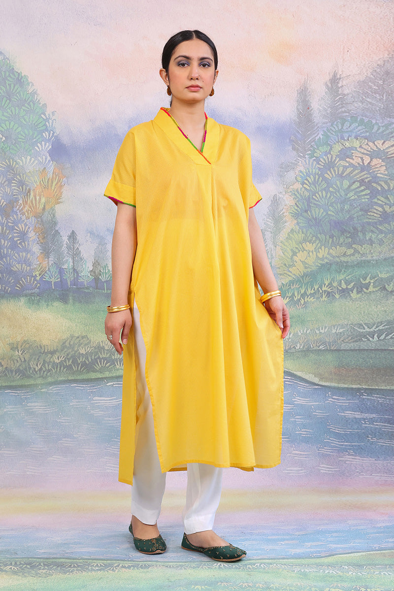 Malmal Boxy Kurta