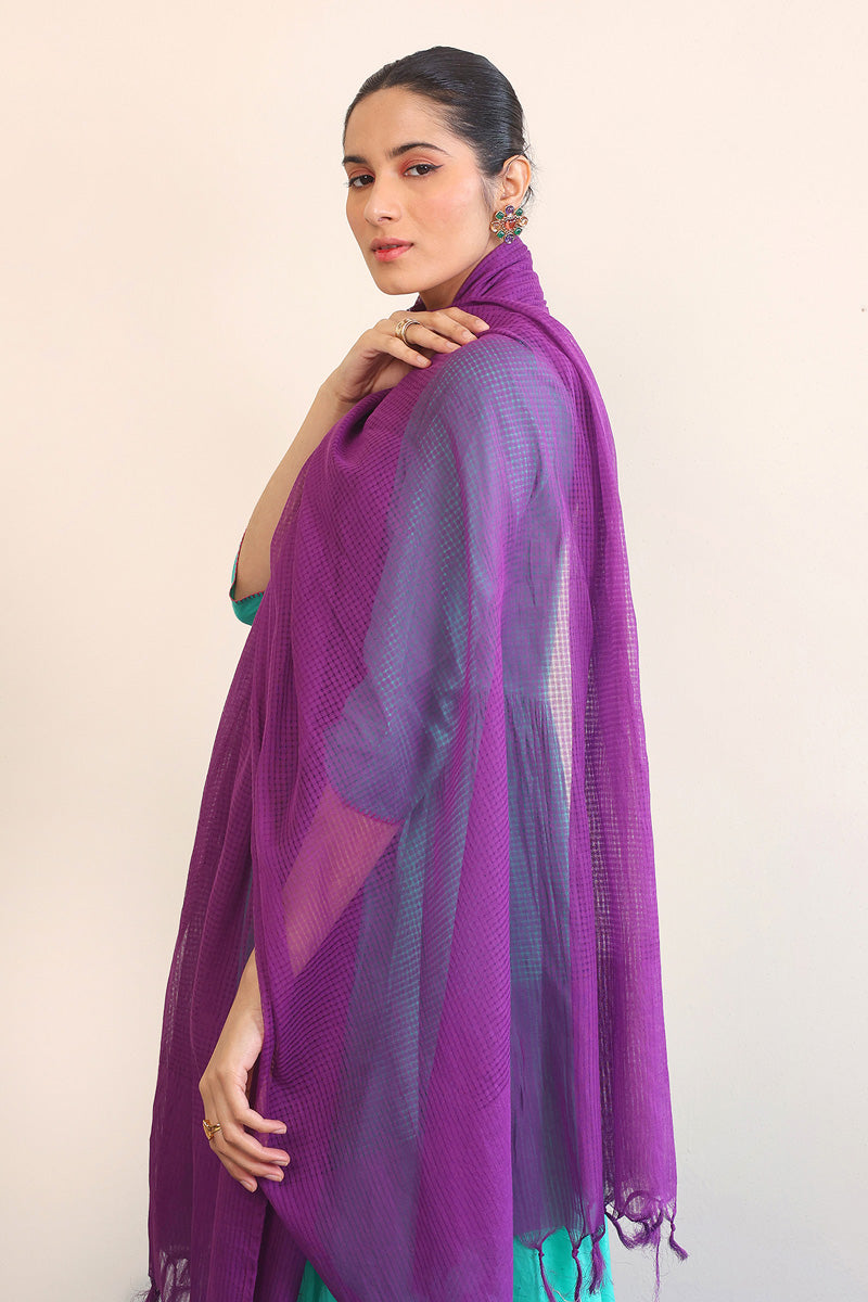 Voilet Dupatta