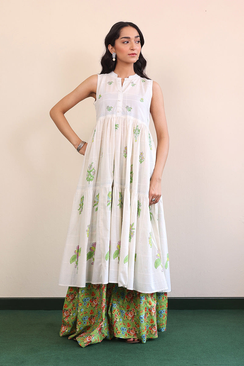 Tropic Splendour Tiered Dress