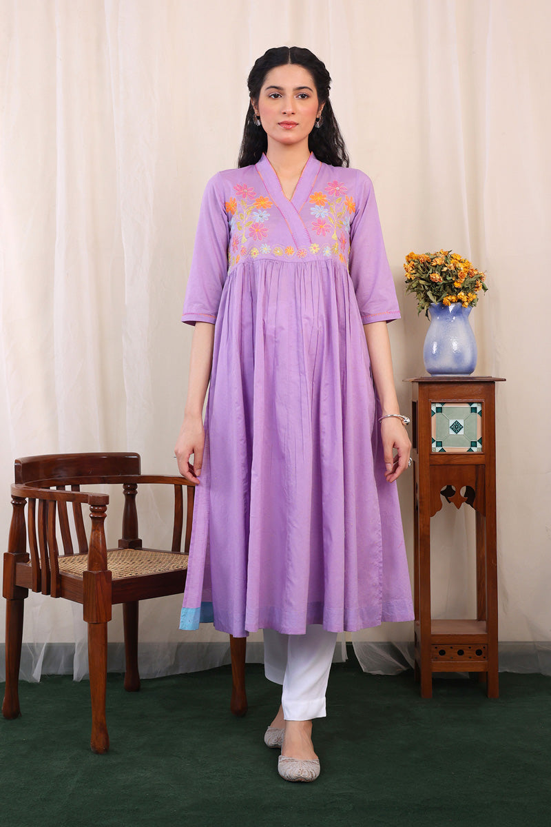 Sundara Embroidered Flared Dress