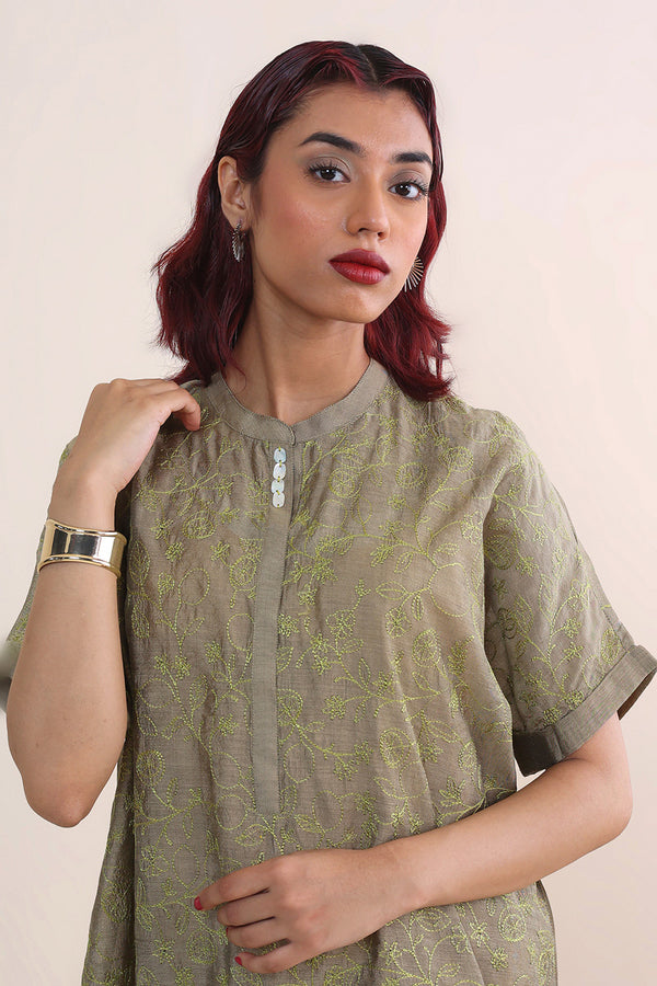 Fleur Amour Chanderi Blend Top