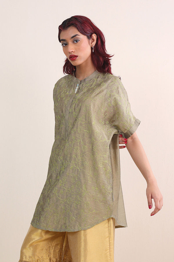 Fleur Amour Chanderi Blend Top