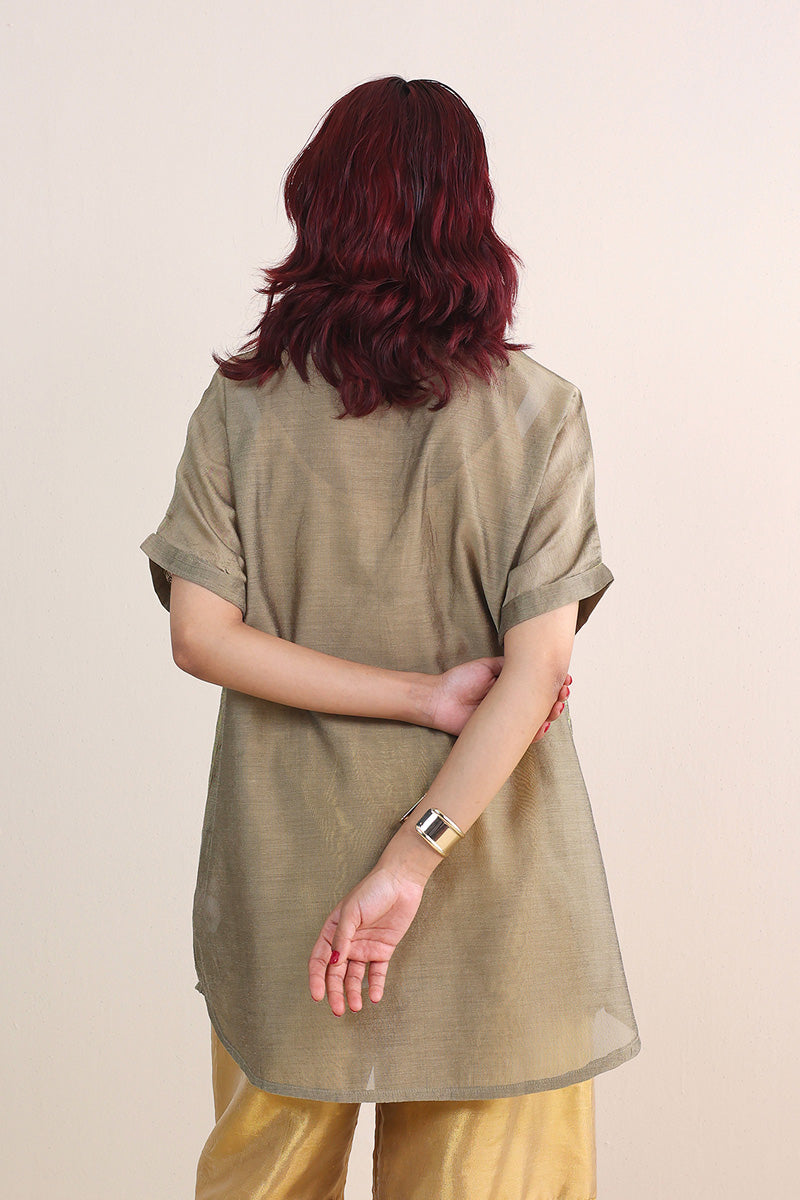 Fleur Amour Chanderi Blend Top